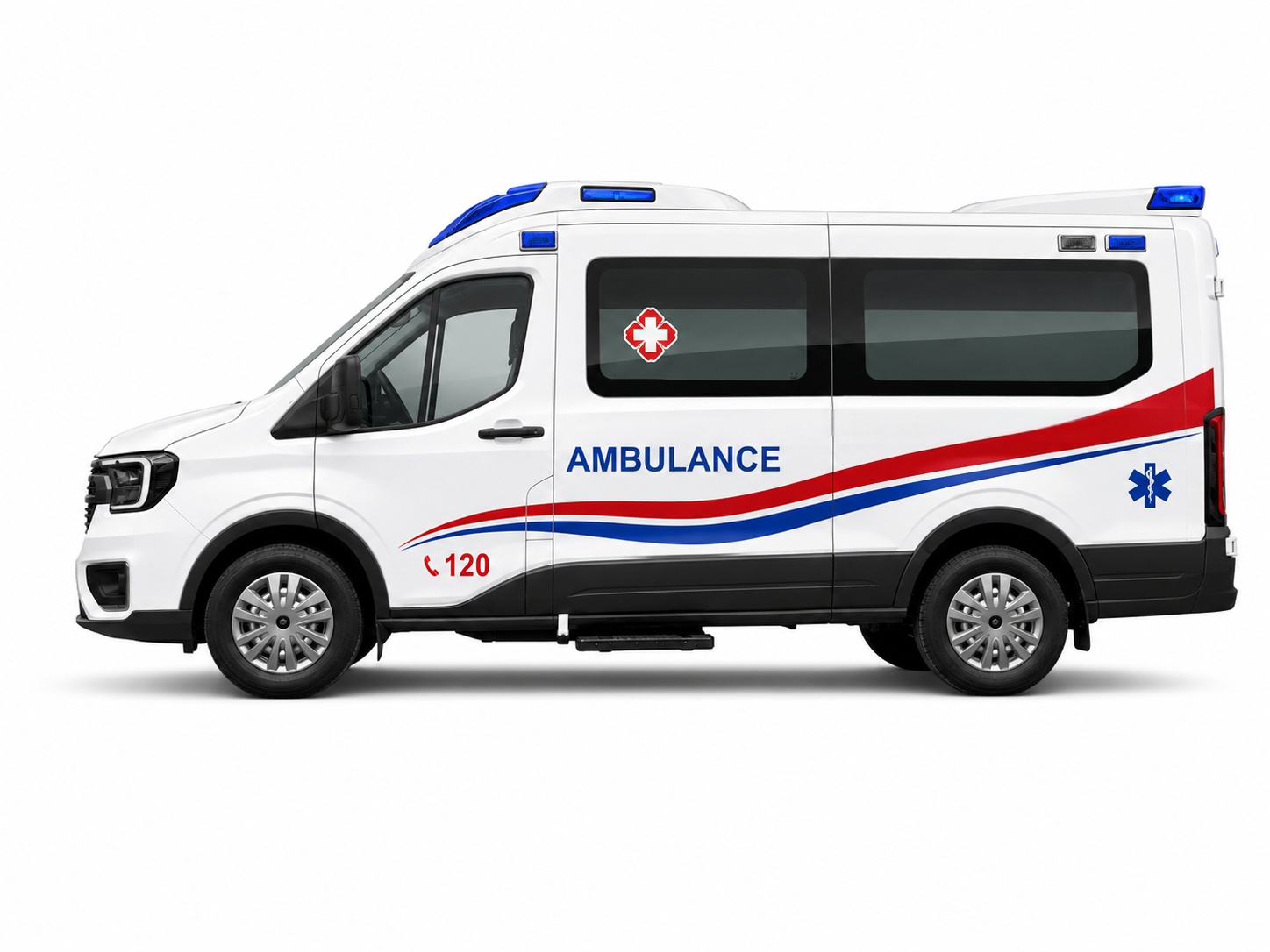 新款福特 T8 监护型救护车 
