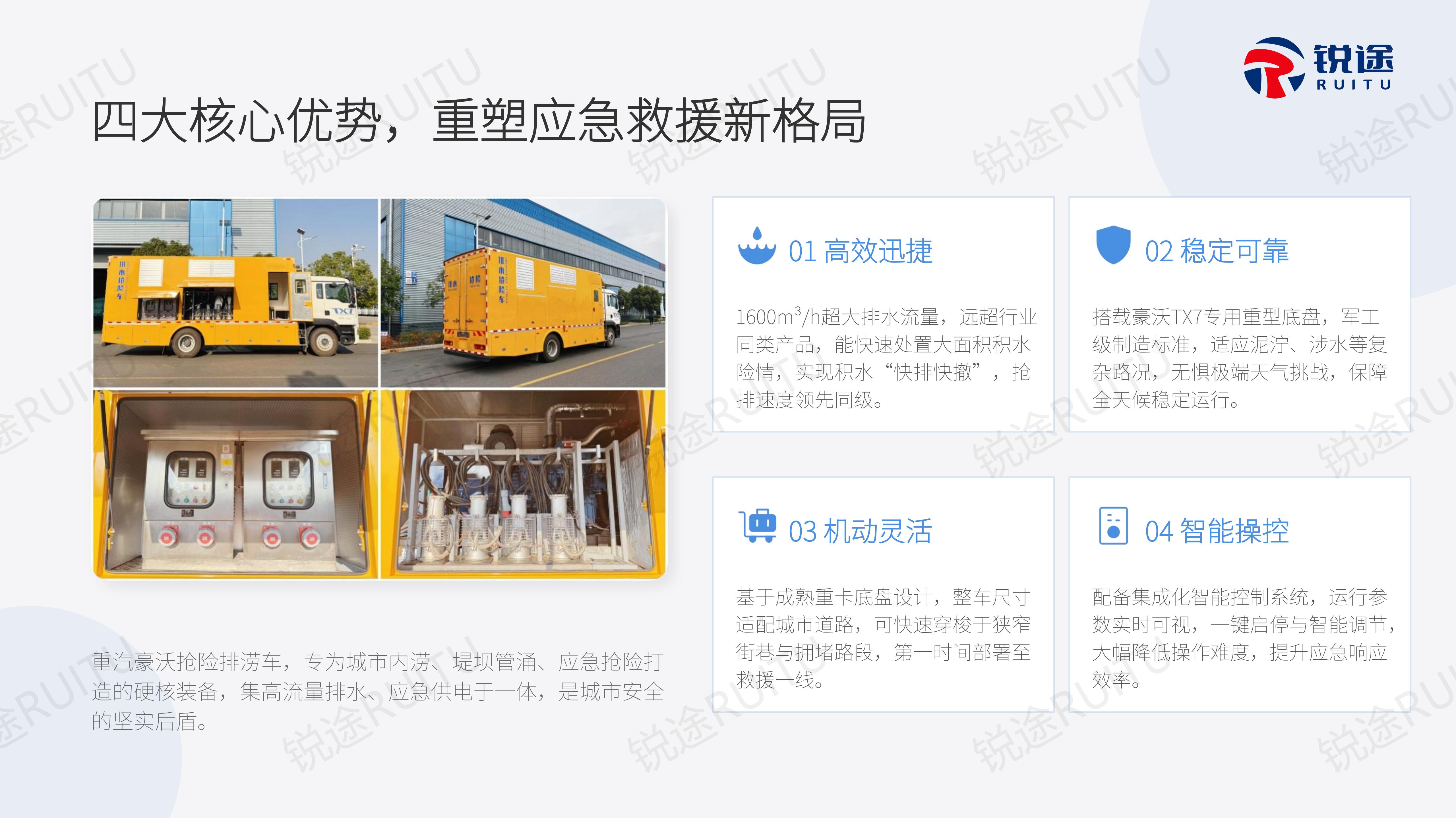 重汽豪沃抢险排涝车产品介绍【锐途】_08