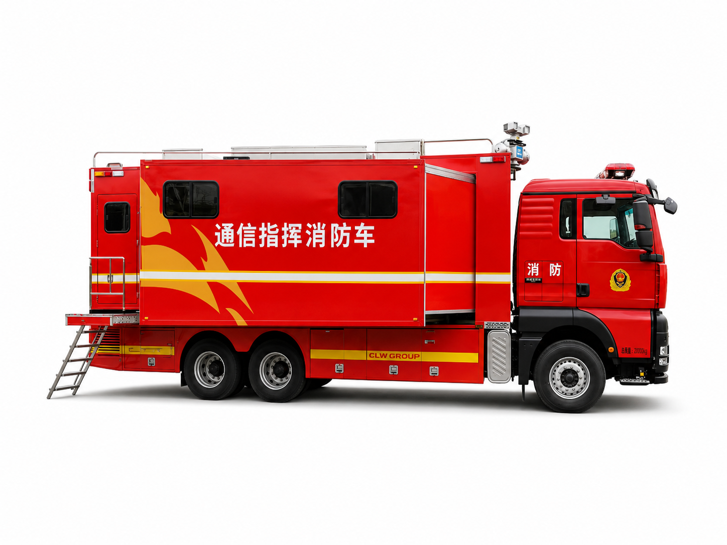 重汽豪沃6×4重型卫星通信指挥车